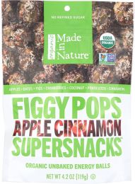 MADE IN NATURE: Organic Figgy Pops Apple Cinnamon (4.2 oz)