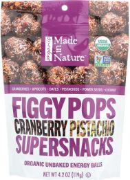 MADE IN NATURE: Cranberry Pistachio Figgy Pops (4.2 oz)