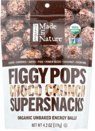MADE IN NATURE: Organic Choco Crunch Figgy Pops Super Snacks (4.2 oz)
