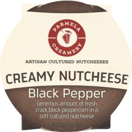 PARMELA CREAMERY: Spread Black Pepper Creamy Nutcheese (6 oz)