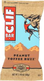 CLIF BAR: Peanut Toffee Buzz Energy Bar (2.4 oz)