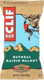 CLIF BAR: Energy Bar Organic Oatmeal Raisin Walnut (2.4 oz)