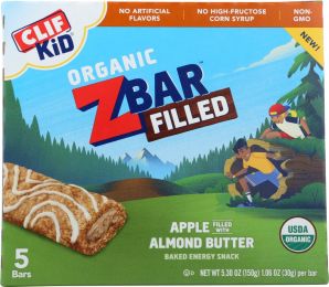 CLIF KID: Bar Filled Apple Almond Butter (5.3 oz)