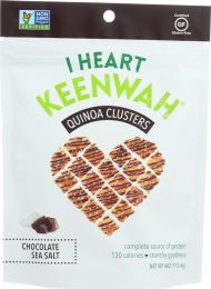 I HEART KEENWAH: All Natural Quinoa Clusters Chocolate Sea Salt (4 oz)