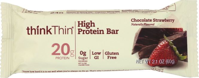THINK THIN: High Protein Bar Chocolate Strawberry (2.1 oz)