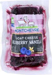 MONTCHEVRE: Blueberry Vanilla Goat Cheese Log (4 oz)
