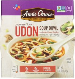 ANNIE CHUN'S: Udon Soup Bowl Mild (5.9 Oz)