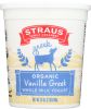 STRAUS: Organic Whole Milk Greek Vanilla Yogurt (32 oz)