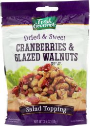 FRESH GOURMET: Cranberries And Glazed Walnuts (3.5 oz)