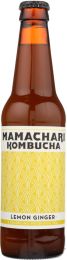 MAMACHARI KOMBUCHA: Lemon Ginger Kombucha (12 fl oz)