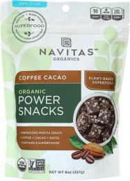 NAVITAS NATURALS: Organic Power Snacks Coffee Cacao (8 oz)
