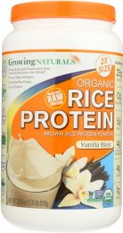 GROWING NATURALS: Organic Rice Protein Vanilla Blast (32.8 oz)