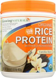 GROWING NATURALS: Organic Rice Protein Vanilla Blast (16.4 oz)