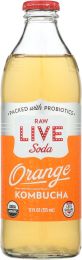 LIVE SODA: Orange Kombucha (12 oz)