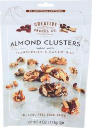 CREATIVE SNACKS: Almond Cluster Nuts Cranberry And Cacao (4 oz)