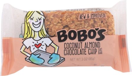 BOBOS OAT BARS: Gluten Free Chocolate Almond Oat Bar (3 oz)