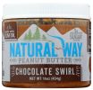 NATURAL WAY: Peanut Butter Chocolate Swirl (16 oz)