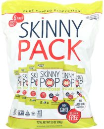 SKINNY POP: All Natural Popcorn 6 count (3.9 oz)