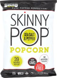 SKINNY POP: All Natural Black Pepper Popcorn Gluten Free (4.4 oz)