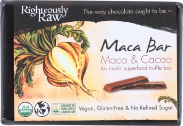 RIGHTEOUSLY RAW: Organic Maca Superfood Bar (2.3 oz)