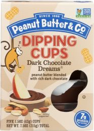 PEANUT BUTTER & CO: Peanut Butter Chocolate Dipping Cups 5 Count (1.5 oz)