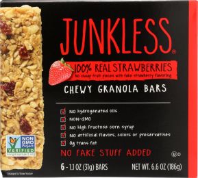 SIMPLY EIGHT: Bar Granola Strawberries (6.6 oz)