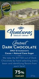 HONDURAS CHOCOLATE COMPANY: Chocolate 75 % Cacao Dark (2.7 oz)