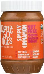 DONT GO NUTS: Soy Butter Cinnamon Sugar Organic (16 oz)