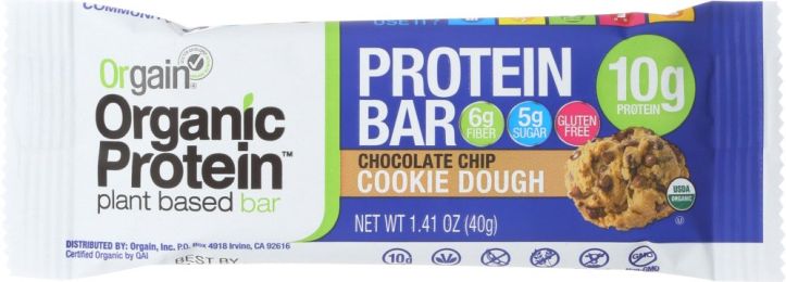 ORGAIN: Bar Protein Chocolate Chip Organic (1.4 Oz)