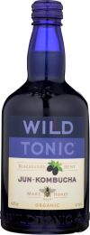 WILD TONIC: Organic Jun-Kombucha Blackberry Mint (16 oz)