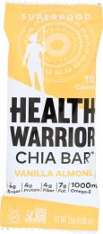 HEALTH WARRIOR: Chia Bar Vanilla Almond (0.88 oz)