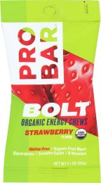 PROBAR: Bolt Organic Energy Chew Strawberry (2.1 oz)