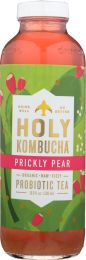 HOLY KOMBUCHA: Prickly Pear Probiotic Tea (16.9 oz)
