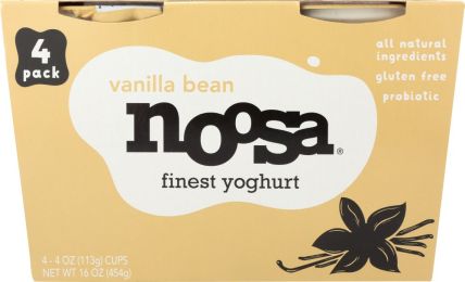 NOOSA: Vanilla Bean Finest Yoghurt 4 Pack (16 oz)