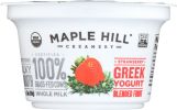 MAPLE HILL CREAMERY: Strawberry Greek Yogurt (5.3 oz)