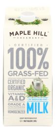 MAPLE HILL CREAMERY: Milk 2% Grass-fed Org (64 oz)