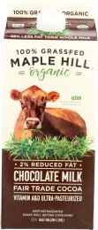 MAPLE HILL CREAMERY: Milk 2 Percent Chocolate Organic (64 oz)