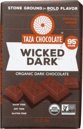 TAZA CHOCOLATE: 95% Wicked Dark Chocolate Bar (2.5 oz)