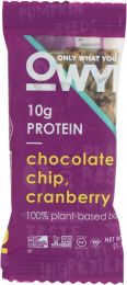 OWYN: Chocolate Chip Cranberry Plant Based Bar (1.76 oz)