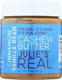 JULIES REAL: Cinnamon Vanilla Cashew Butter (9 oz)