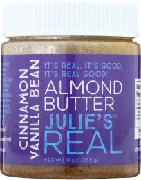 JULIES REAL: Cinnamon Vanilla Almond Butter (9 oz)