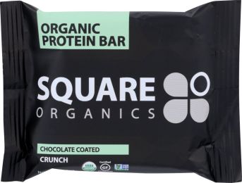 SQUARE ORGANICS: Bar Protein Chocolate Coated Crunch (1.7 oz)