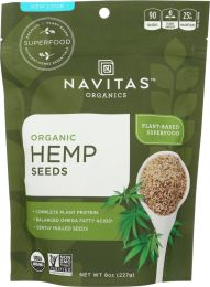 NAVITAS: Organic Shelled Hemp Seeds (8 oz)