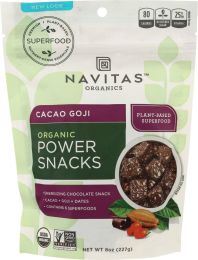 NAVITAS: Naturals Organic Power Snack Cacao Goji (8 oz)