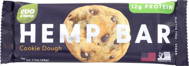 EVO HEMP: Cookie Dough Hemp Bar (1.7 oz)