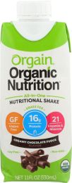 ORGAIN: Organic Nutrition Shake Creamy Chocolate (11 oz)