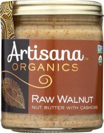 ARTISANA: 100% Organic Raw Walnut Butter with Cashews (8 oz)