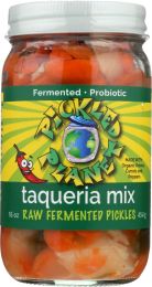 PICKLED PLANET: Taqueria Mix Raw Fermented Pickles, 16 oz