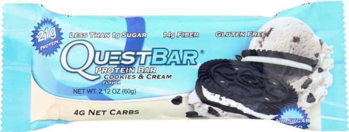 QUEST NUTRITION: Protein Bar Cookies & Cream (2.12 oz)