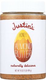 JUSTIN'S: Nut Butter Honey Almond Butter (16 oz)